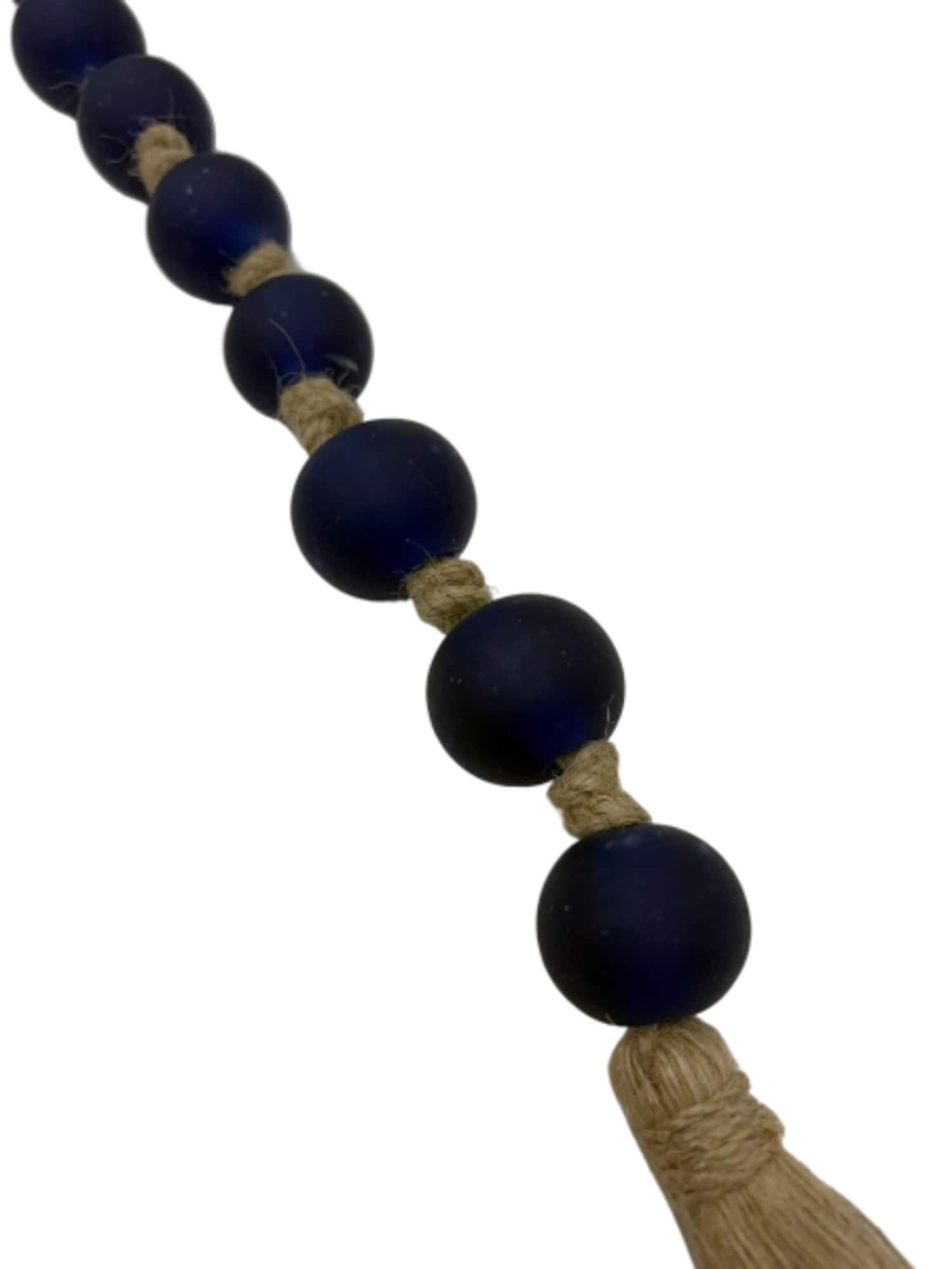 32" Glass Bead & Tassel Garland by Ashland